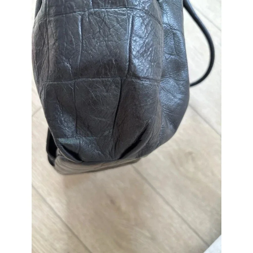 B Makowsky Croc Embossed Tote